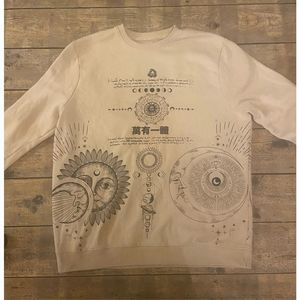 Blind Rooster Tan Unisex Sweater size Large